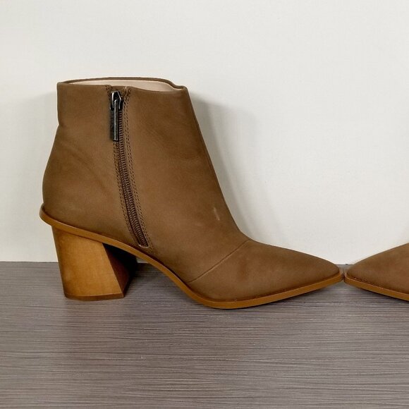 1 State Kelte Pointed Toe Bootie, Tan Leather, Womens Size 6 M / 36.5 - Picture 6 of 13